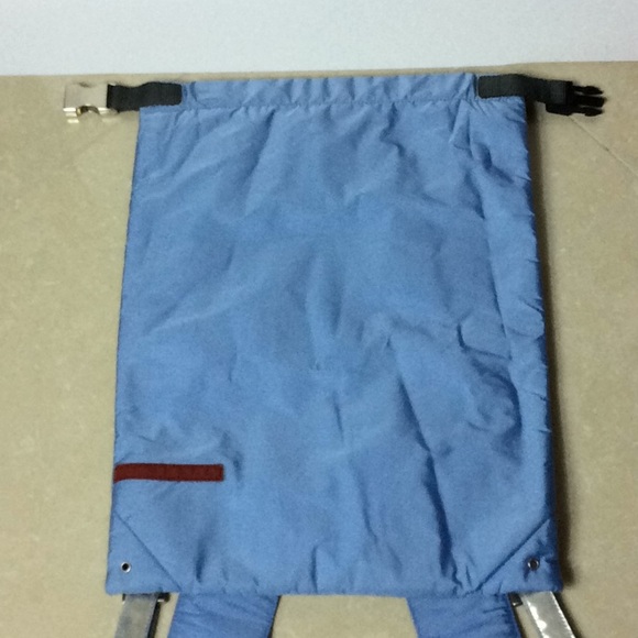 Preowned Prada Nylon Backpack in Baby Blue - Picture 3 of 8